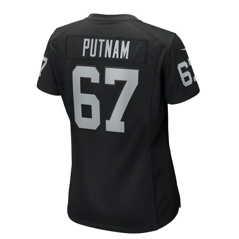 Will Putnam Las Vegas Raiders Women's Team Game Jersey Black