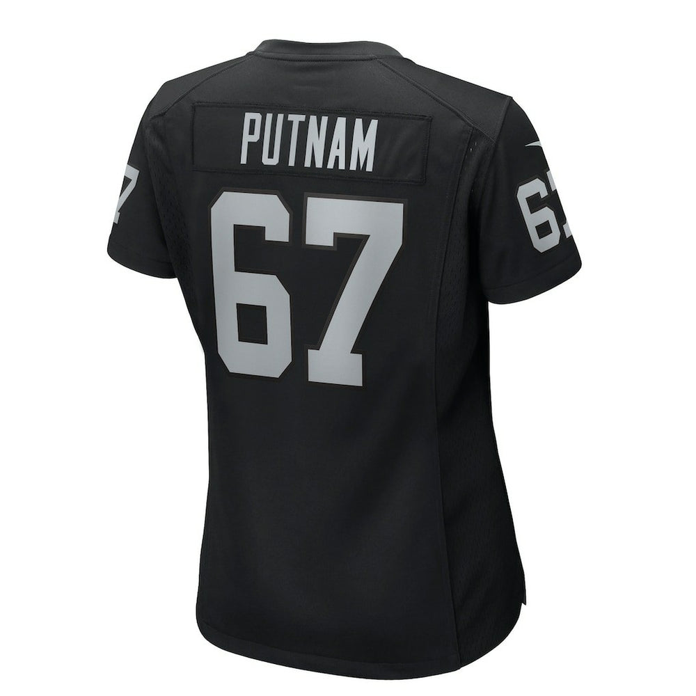 Will Putnam Las Vegas Raiders Women's Team Game Jersey Black