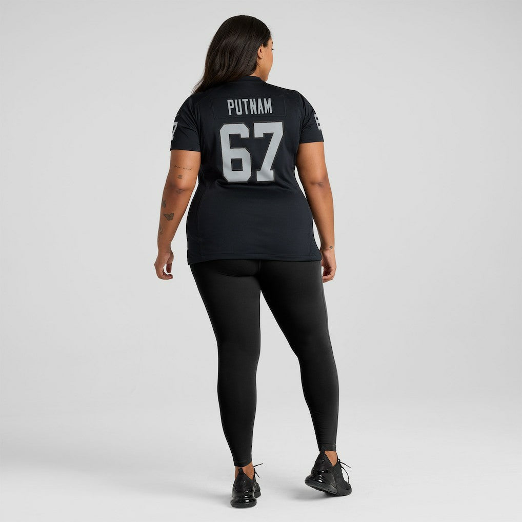 Will Putnam Las Vegas Raiders Women's Team Game Jersey Black