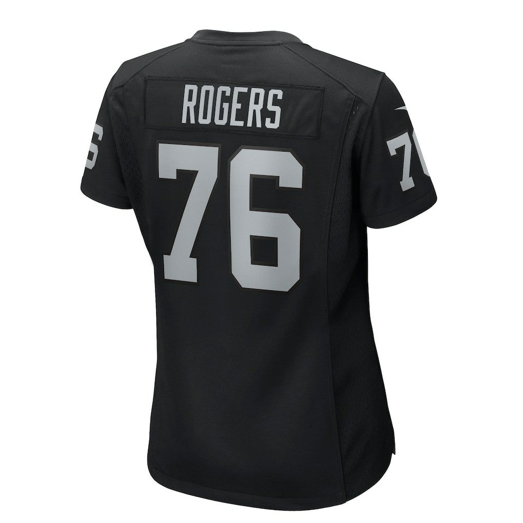 Caleb Rogers Las Vegas Raiders Women's Team Game Jersey Black