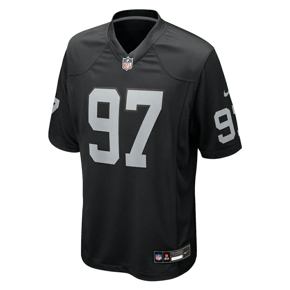 Tonka Hemingway Las Vegas Raiders Team Game Jersey Black