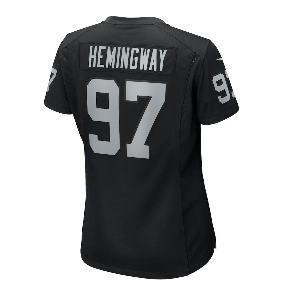 Tonka Hemingway Las Vegas Raiders Women's Team Game Jersey Black