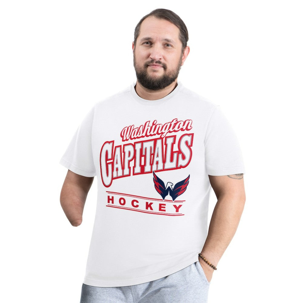 NHL Washington Capitals G-III Sports by Carl Banks Adaptive Headliner T-Shirt - White