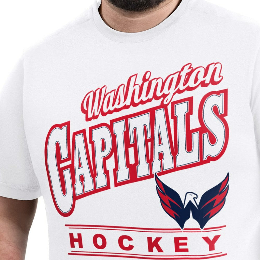 NHL Washington Capitals G-III Sports by Carl Banks Adaptive Headliner T-Shirt - White