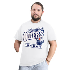 NHL Edmonton Oilers G-III Sports by Carl Banks Adaptive Headliner T-Shirt - White