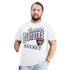 NHL Florida Panthers G-III Sports by Carl Banks Adaptive Headliner T-Shirt - White