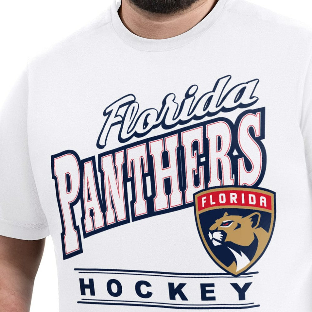 NHL Florida Panthers G-III Sports by Carl Banks Adaptive Headliner T-Shirt - White