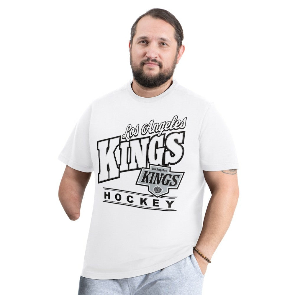 NHL Los Angeles Kings G-III Sports by Carl Banks Adaptive Headliner T-Shirt - White