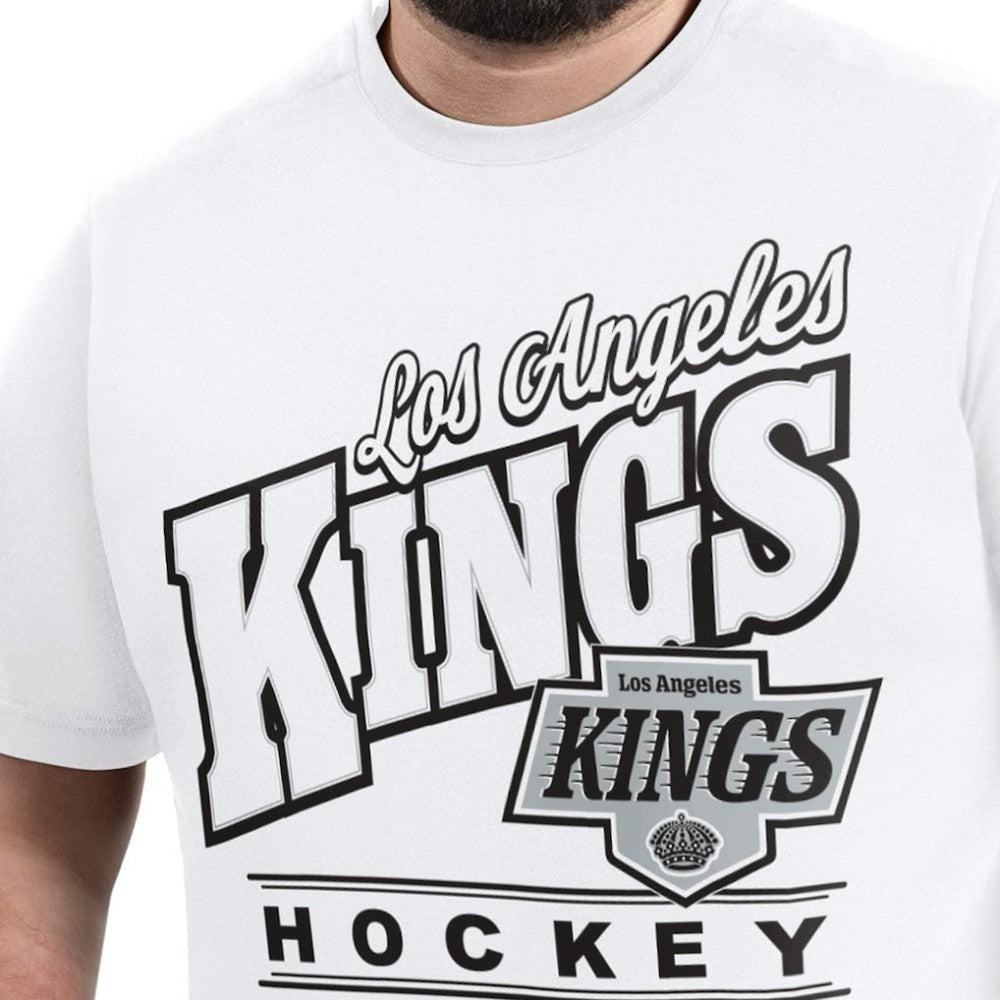 NHL Los Angeles Kings G-III Sports by Carl Banks Adaptive Headliner T-Shirt - White
