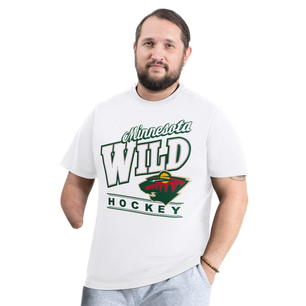 NHL Minnesota Wild G-III Sports by Carl Banks Adaptive Headliner T-Shirt - White