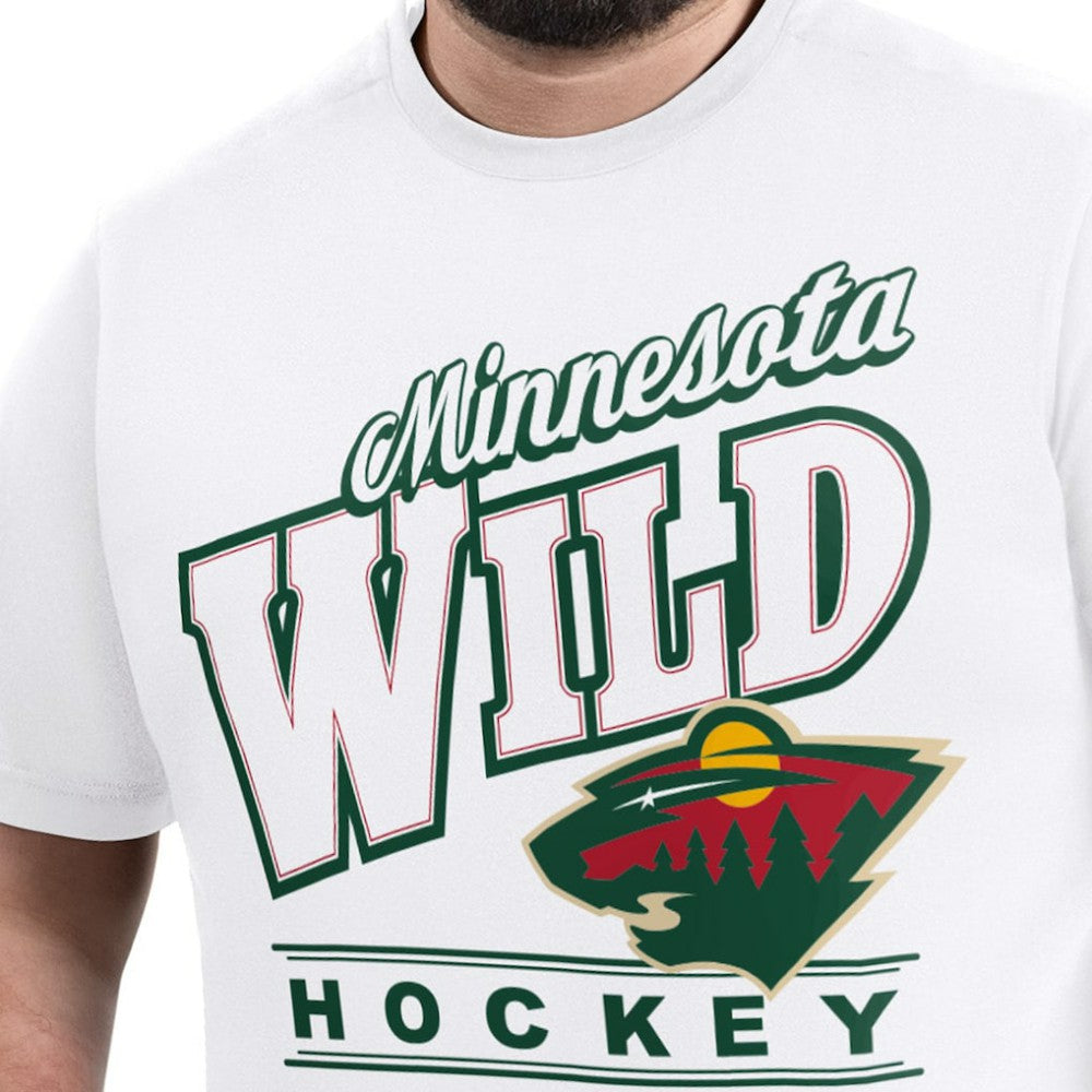 NHL Minnesota Wild G-III Sports by Carl Banks Adaptive Headliner T-Shirt - White