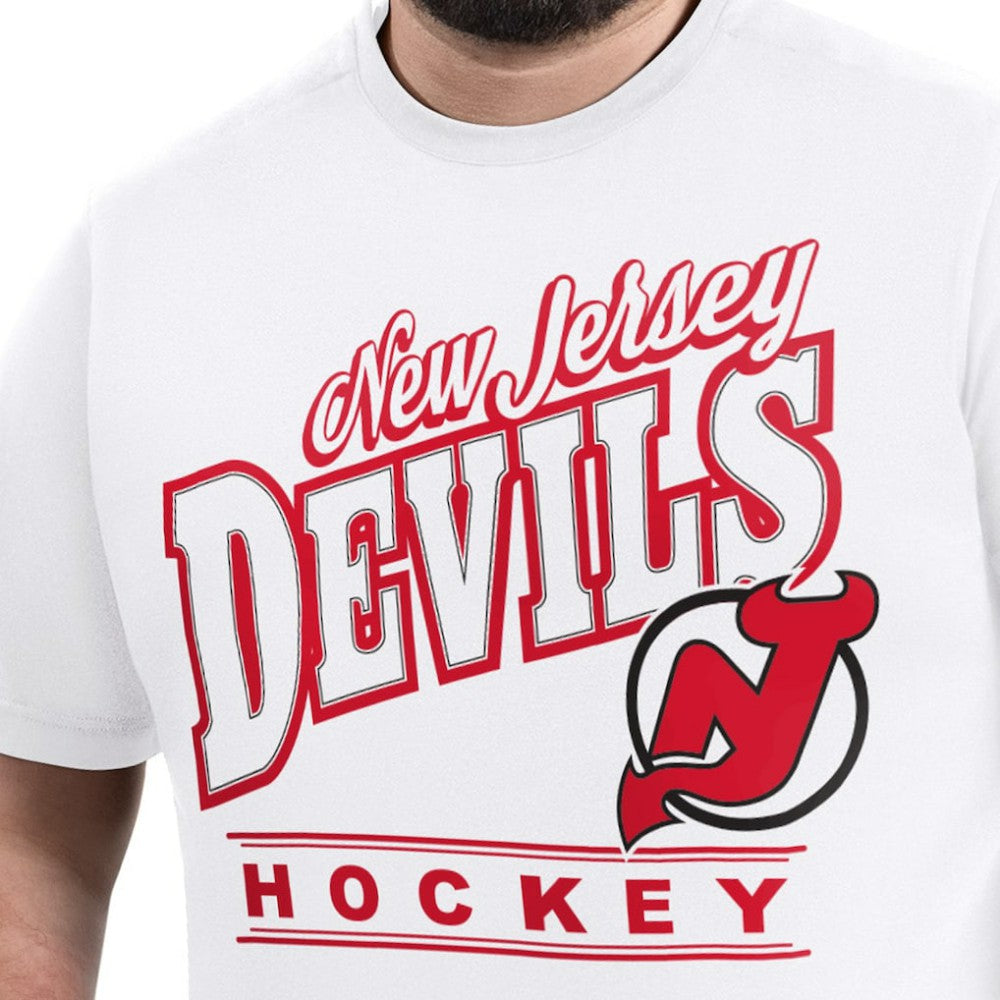 NHL New Jersey Devils G-III Sports by Carl Banks Adaptive Headliner T-Shirt - White
