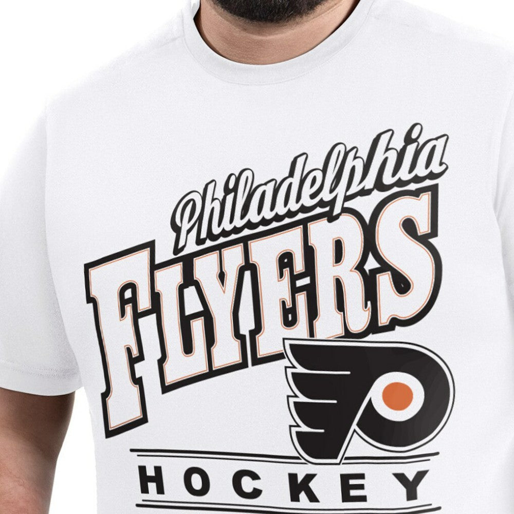 NHL Philadelphia Flyers G-III Sports by Carl Banks Adaptive Headliner T-Shirt - White