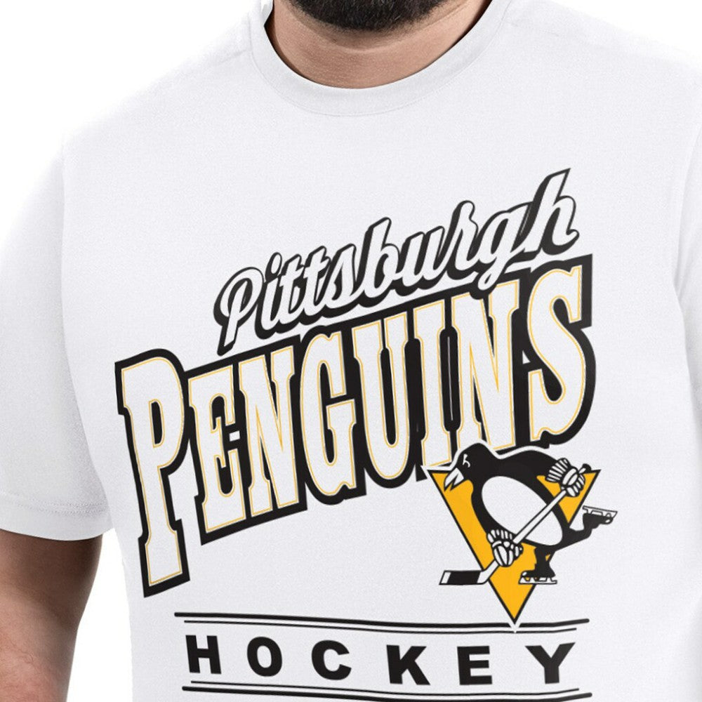 NHL Pittsburgh Penguins G-III Sports by Carl Banks Adaptive Headliner T-Shirt - White
