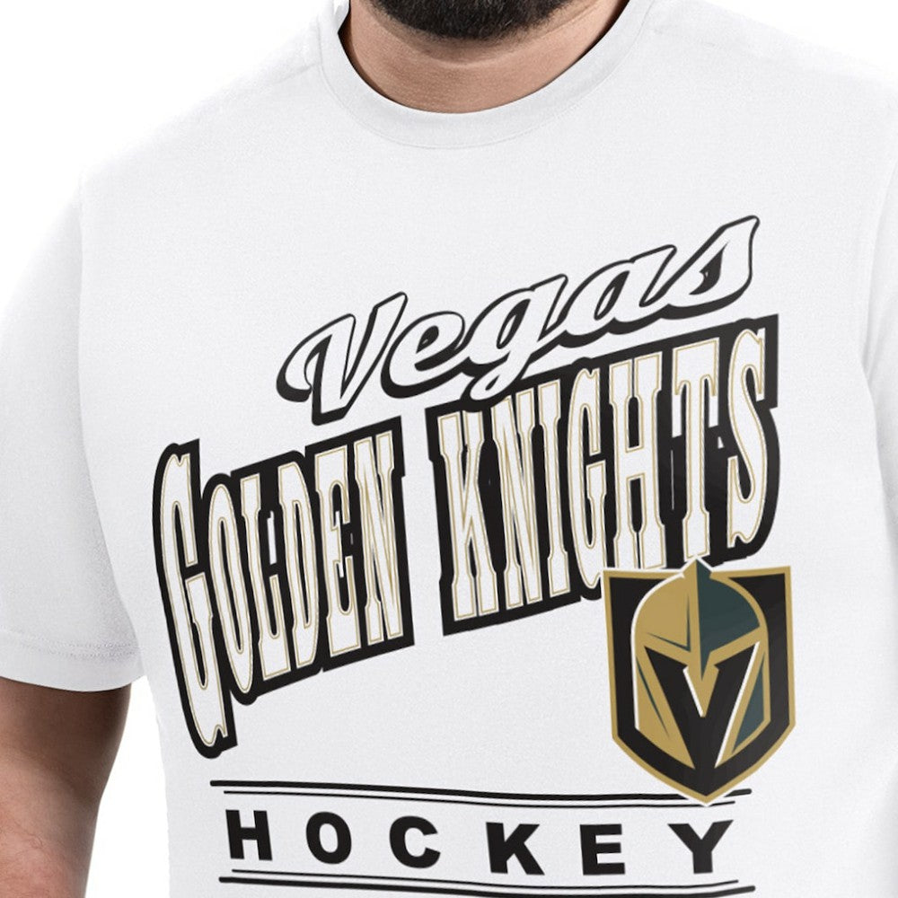 NHL Vegas Golden Knights G-III Sports by Carl Banks Adaptive Headliner T-Shirt - White
