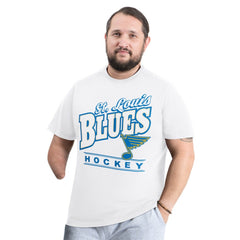 NHL St. Louis Blues G-III Sports by Carl Banks Adaptive Headliner T-Shirt - White