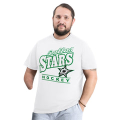 NHL Dallas Stars G-III Sports by Carl Banks Adaptive Headliner T-Shirt - White