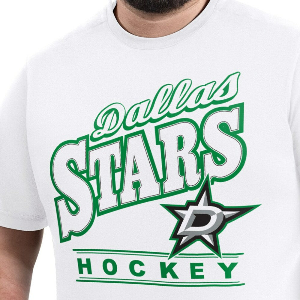 NHL Dallas Stars G-III Sports by Carl Banks Adaptive Headliner T-Shirt - White