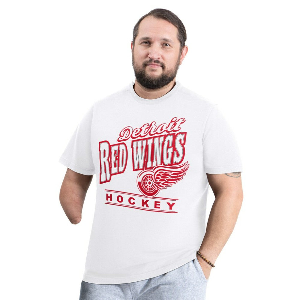 NHL Detroit Red Wings G-III Sports by Carl Banks Adaptive Headliner T-Shirt - White