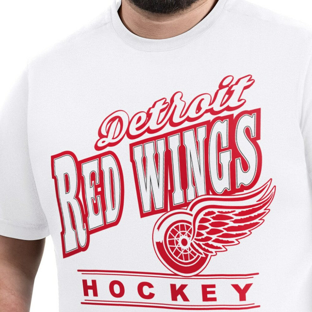 NHL Detroit Red Wings G-III Sports by Carl Banks Adaptive Headliner T-Shirt - White