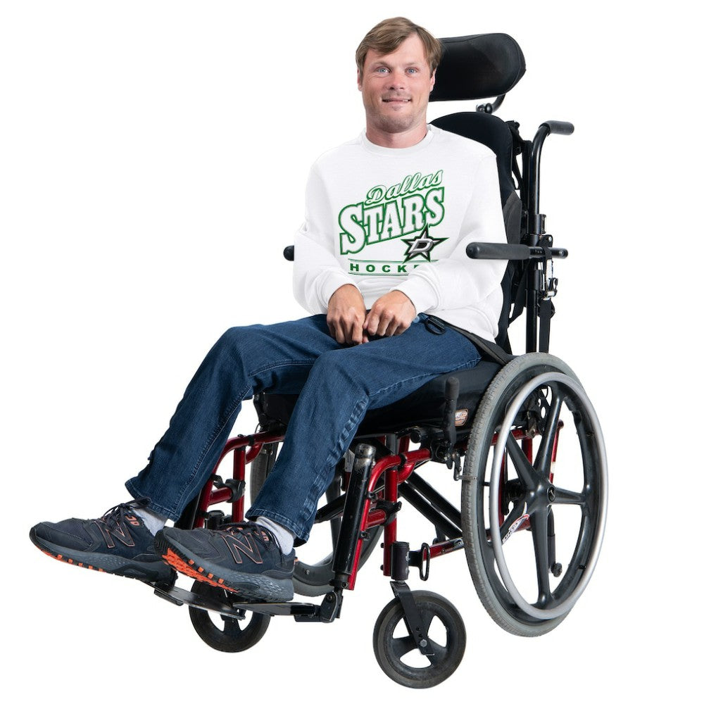 NHL Dallas Stars G-III Sports by Carl Banks Adaptive Headliner Fleece Sweatshirt - White