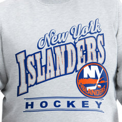 NHL New York Islanders G-III Sports by Carl Banks Adaptive Headliner Fleece Sweatshirt - Gray