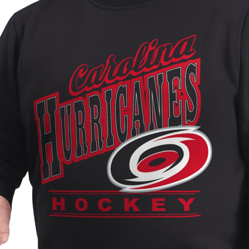 NHL Carolina Hurricanes G-III Sports by Carl Banks Adaptive Headliner Fleece Sweatshirt - Black