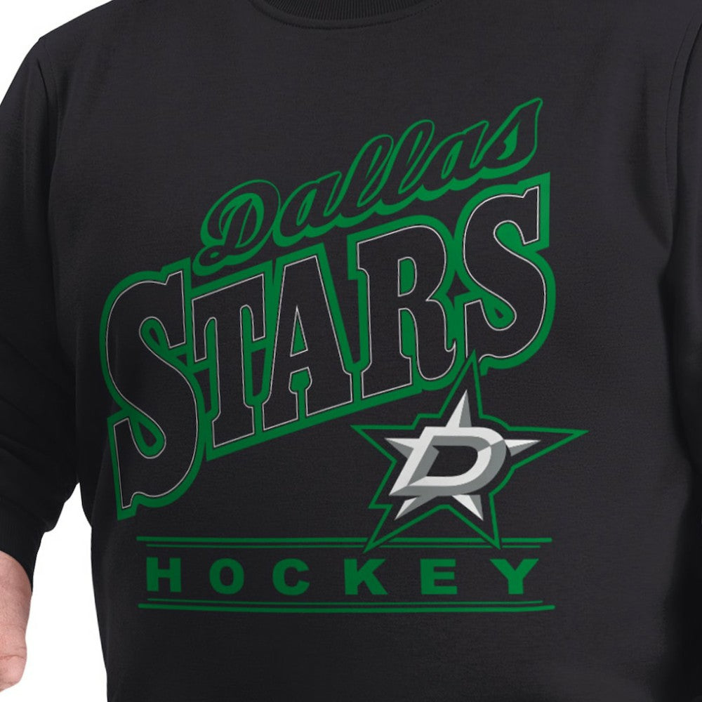 NHL Dallas Stars G-III Sports by Carl Banks Adaptive Headliner Fleece Sweatshirt - Black