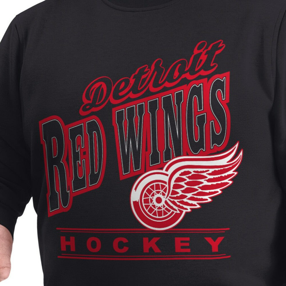 NHL Detroit Red Wings G-III Sports by Carl Banks Adaptive Headliner Fleece Sweatshirt - Black