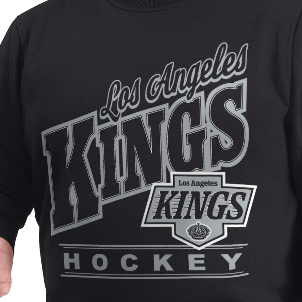 NHL Los Angeles Kings G-III Sports by Carl Banks Adaptive Headliner Fleece Sweatshirt - Black