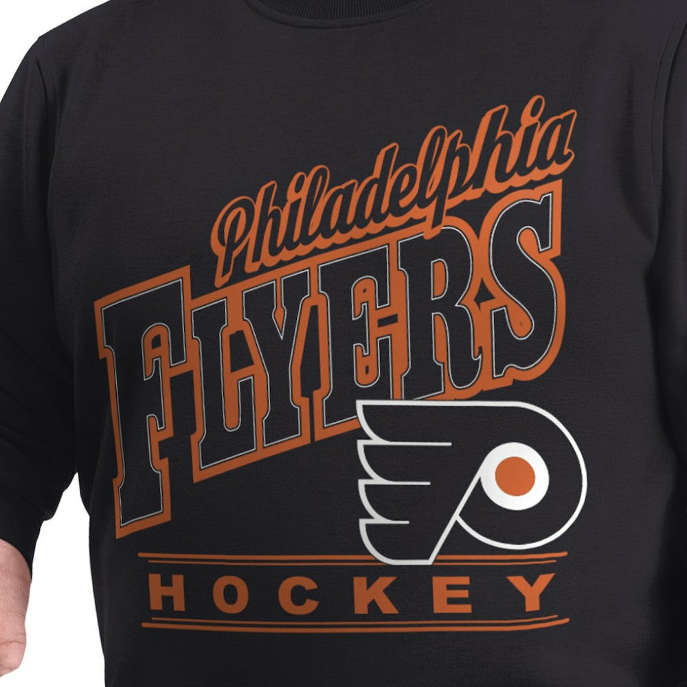 NHL Philadelphia Flyers G-III Sports by Carl Banks Adaptive Headliner Fleece Sweatshirt - Black