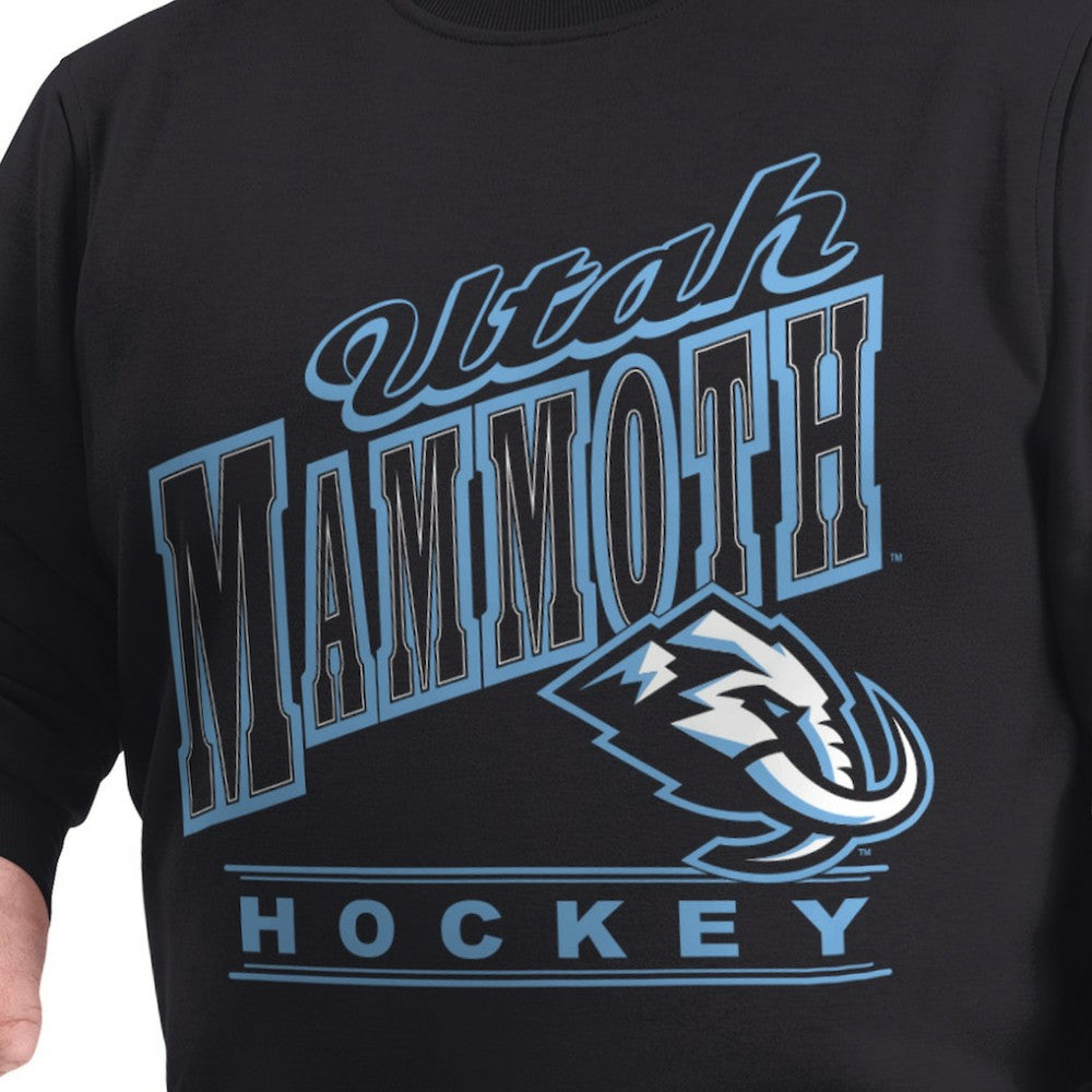 NHL Utah Mammoth G-III Sports by Carl Banks Adaptive Headliner Fleece Sweatshirt - Black