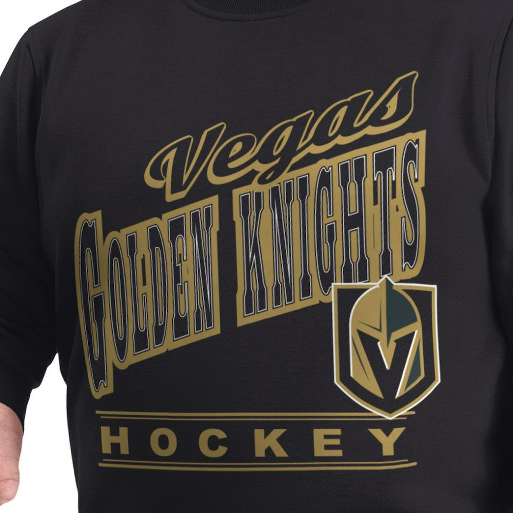 NHL Vegas Golden Knights G-III Sports by Carl Banks Adaptive Headliner Fleece Sweatshirt - Black