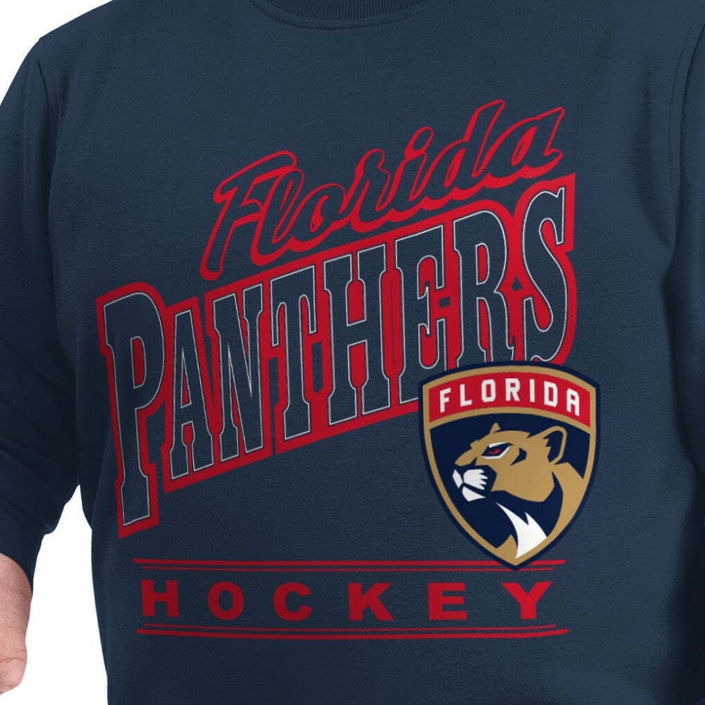 NHL Florida Panthers G-III Sports by Carl Banks Adaptive Headliner Fleece Sweatshirt - Navy