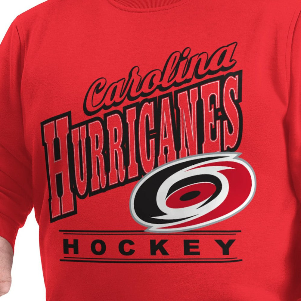 NHL Carolina Hurricanes G-III Sports by Carl Banks Adaptive Headliner Fleece Sweatshirt - Red