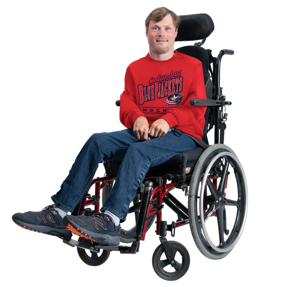 NHL Columbus Blue Jackets G-III Sports by Carl Banks Adaptive Headliner Fleece Sweatshirt - Red