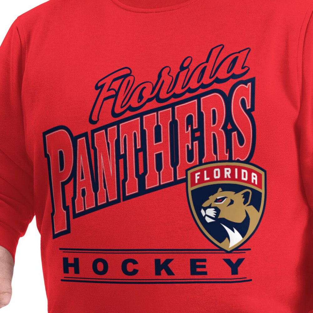 NHL Florida Panthers G-III Sports by Carl Banks Adaptive Headliner Fleece Sweatshirt - Red