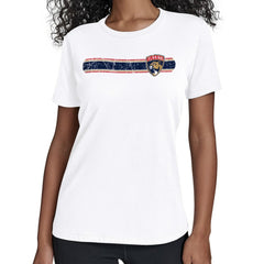 NHL Florida Panthers Starter Women's Team Stripe T-Shirt - White