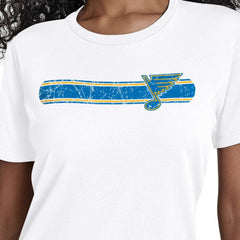 NHL St. Louis Blues Starter Women's Team Stripe T-Shirt - White