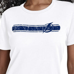 NHL Tampa Bay Lightning Starter Women's Team Stripe T-Shirt - White