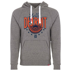 Detroit Tigers Sportiqe Unisex Hello Detroit Olsen Tri-Blend Fleece Hoodie - Heather Gray Hoodies