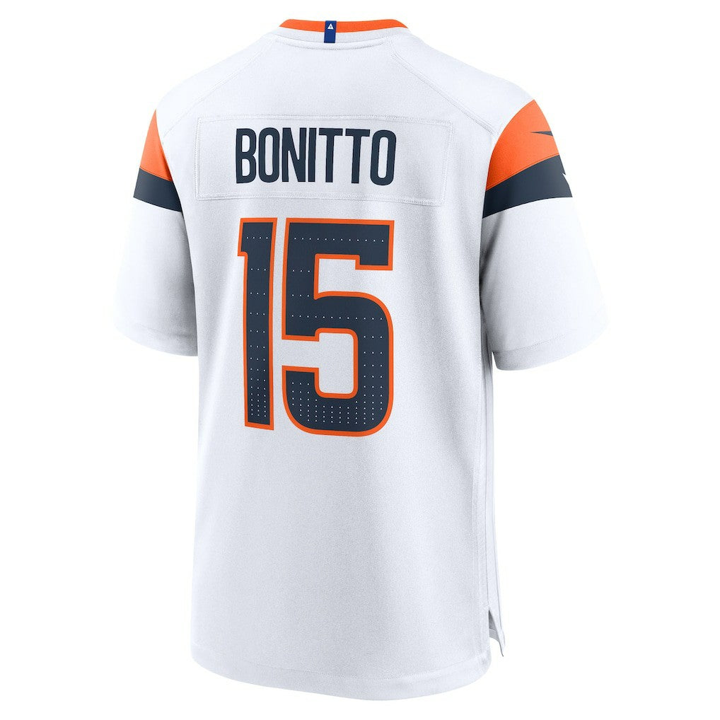 Nik Bonitto Denver Broncos Game Jersey White