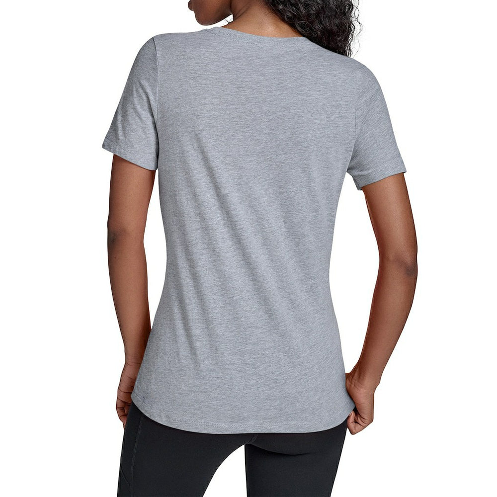 Denver Nuggets Starter Women's Team Stripe V-Neck T-Shirt Gray