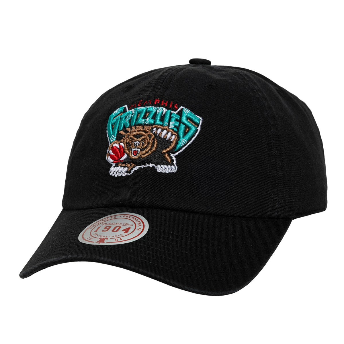 Memphis Grizzlies Hardwood Classics 1904 Adjustable Hat Black