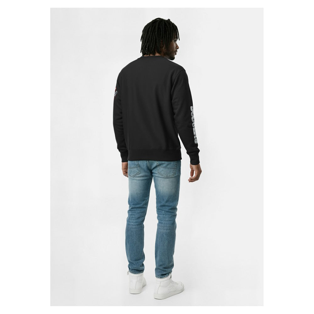 Los Angeles Dodgers Champion Reverse Weave Chenille Sweatshirt - Black Sweatshirts