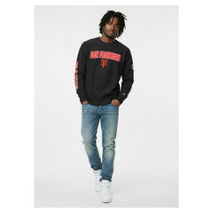 San Francisco Giants Champion Reverse Weave Chenille Sweatshirt - Black Sweatshirts