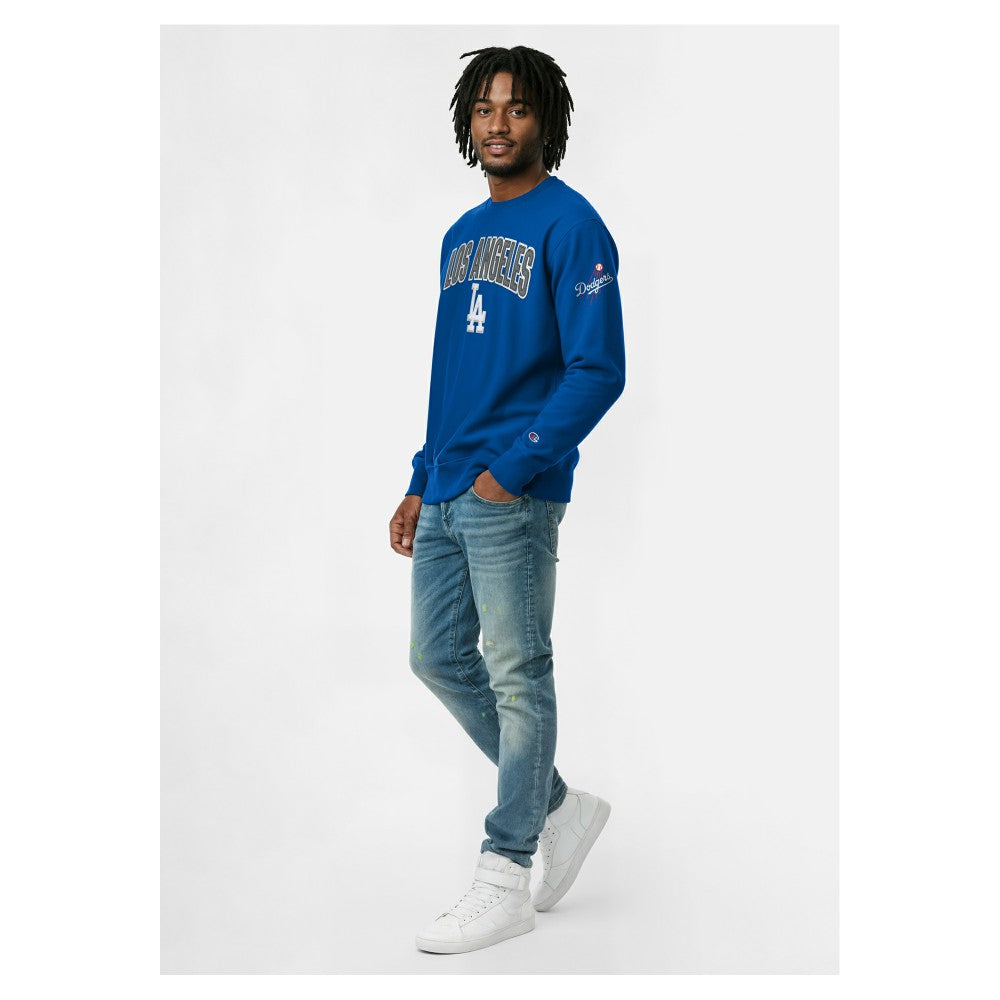Los Angeles Dodgers Champion Reverse Weave Chenille Sweatshirt - Royal Sweatshirts