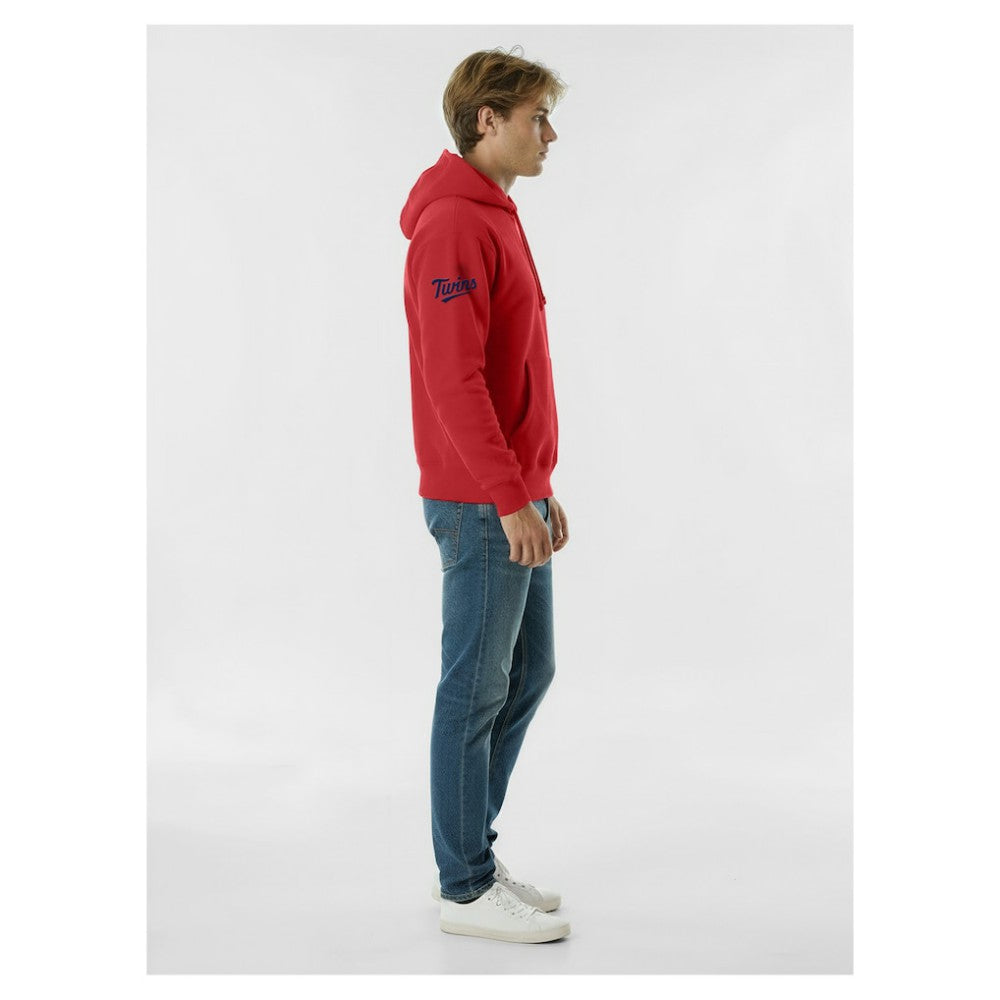 Minnesota Twins Champion Reverse Weave Chenille Hoodie - Red Hoodies