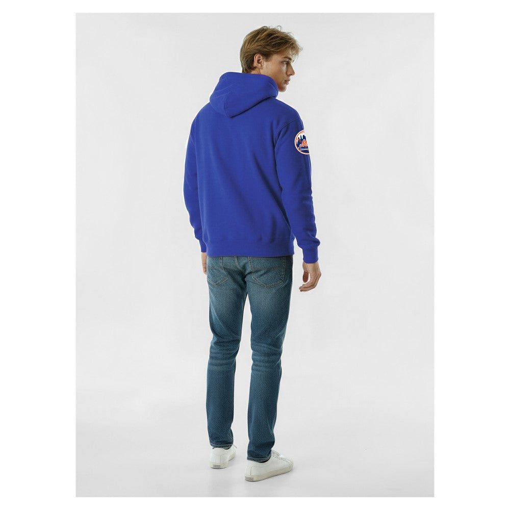 New York Mets Champion Reverse Weave Chenille Hoodie - Royal Hoodies
