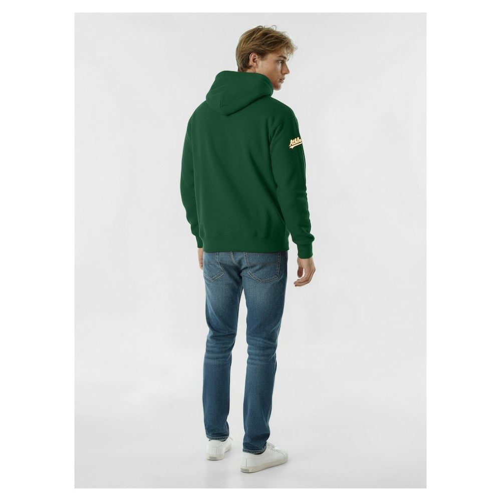 Athletics Champion Reverse Weave Chenille Hoodie - Green Hoodies